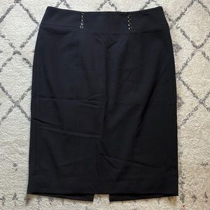 WHBM black pencil skirt, sz 10